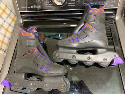 Women's Vintage 90s STREET Roller Derby Inline Skates Black/Purple