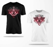 Totenkopf T-Shirt SK0074 Skull Death Head Schädel Cross Bones Scull Rocker