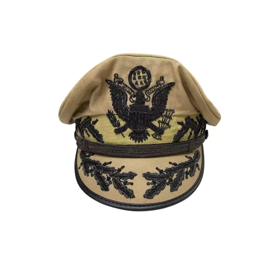 军队男帽米色7 1/4 码| eBay