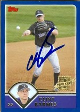 Clint Barmes autographed Baseball Card (Colorado Rockies) 2003 Topps #T265