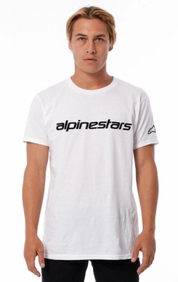 T-shirt Alpinestars Noir LOGO, Taille L, Coton Léger Manches Courtes (neuf Avec étiquettes)