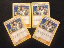 Pokemon Card x4 LOST THUNDER PROFESSOR ELM's LECTURE 188/214 - NM/MINT