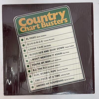 Country Chart Busters Vinyl, LP 1977 Columbia House    1P 6683