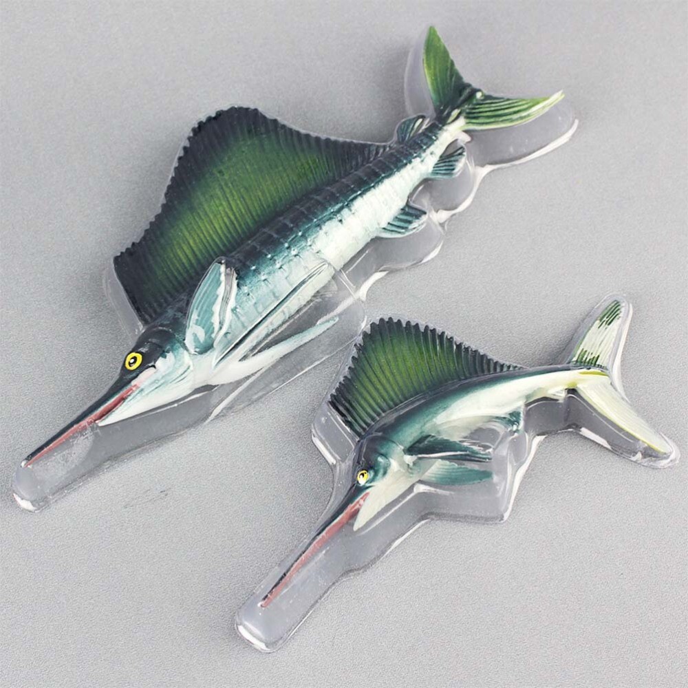 Desktop Toys Sea Monster Figure Toy's for Kids Playset Ocean Swordfish