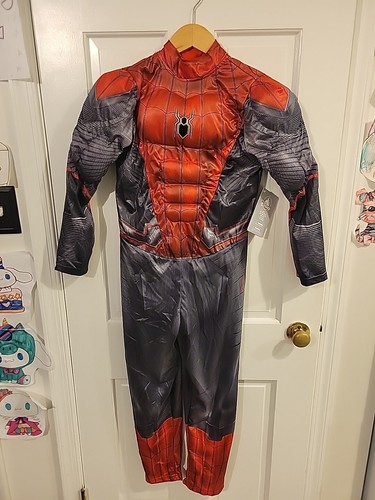 Disney Store Marvel Spider-Man Far From Home Costume Size Large 9/10 NWT - Picture 2 of 10