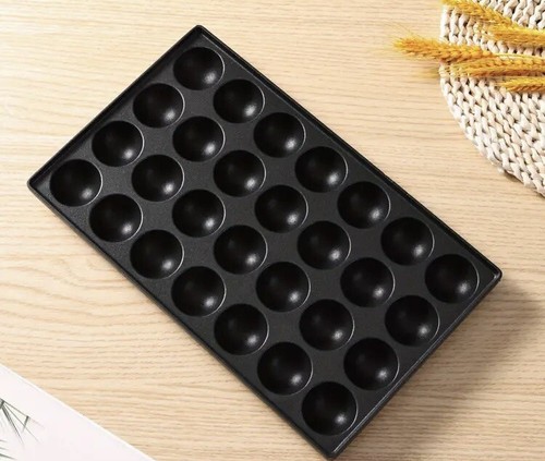 Takoyaki Nonstick Grill Pan Cooking Plate Round Pancake Puffs 28 holes  Japan - Bild 4 von 7