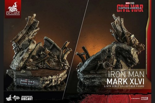 Hot Toys MMS608D42 CAPTAIN AMERICA CIVIL WAR 1/6 IRON MAN Mark 46 Sideshow Exclu - 第 2/7 張圖片