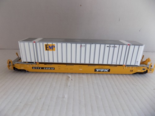 HUSKY STACK WELL CAR W/LOAD FOR TTX BY ATHEARN PO RTOR