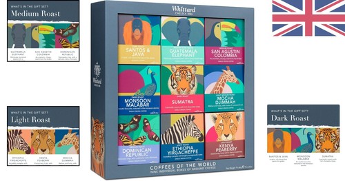 Gourmet Coffee Gift Set: 9 x 66g Ground Coffee Bags for Adventurous Palates - Picture 2 of 9