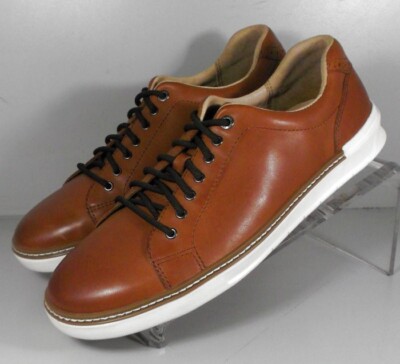 259126 SP50 MCGUFFEY GL1 MEN'S GOLF SHOES 9 M TAN LEATHER JOHNSTON MURPHY