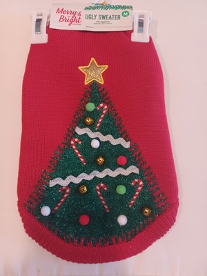 dog/cat Ugly Sweater Costume holiday Merry and Bright Christmas collection NEW