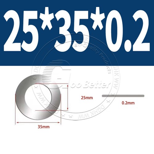 Shim Washers 0.1/0.2/0.3/0.5mm Thick DIN 988 High Quality 304 Stainless Steels - Picture 191 of 239