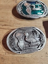 Mid 80's Ducks Unlimited Belt Buckles