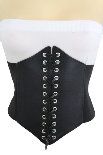 Sexy Women Fashion Cinch Wide Corset Elastic Belt High Waist Plus Size M L XL - Picture 12 of 12