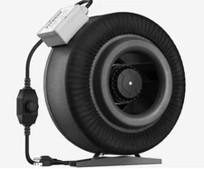 VIVOSUN Z4 4in 203CFM Inline Duct Ventilation Fan w/ Variable Speed Controller 