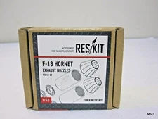 ResKit RS48-0028 F-18 Hornet Exhaust Nozzles for Kinetic Kit (Upgrade set) 1/48 