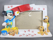 Walt Disney Co. Picture Frame With Mickey  Pluto 5.5" X 7"