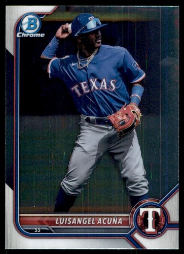 2022 Bowman Chrome #BCP-232 Luisangel Acuna - Picture 3 of 4