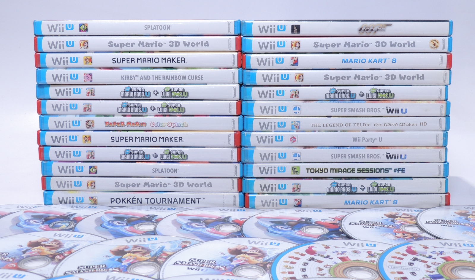 Lot of 51 Nintendo Wii U Games eBay
