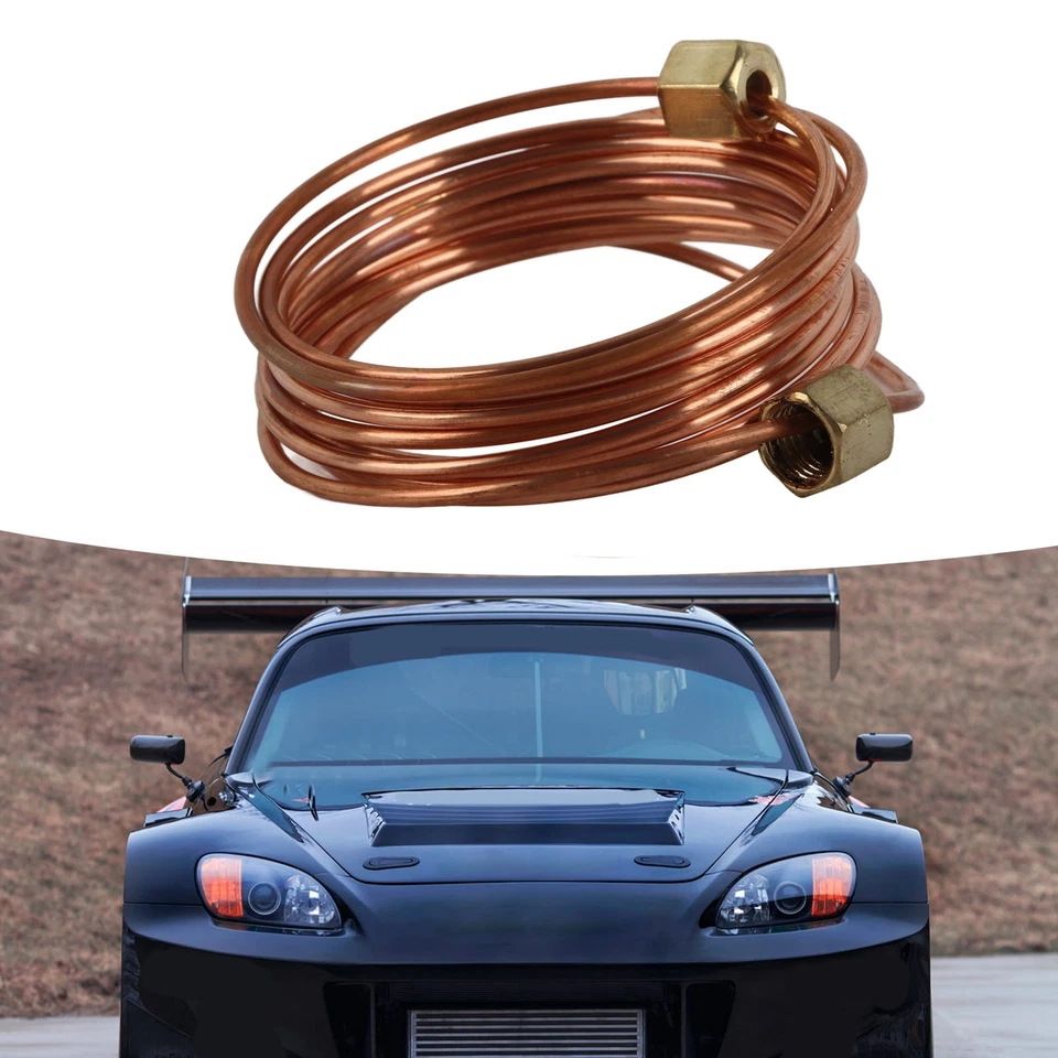 Mechanical Oil Pressure Gauge Tube Kit Heavy Duty 1/8 Inch 72 Inch Oil Pressure - Image 3 of 4