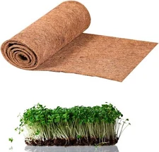 Microgreens Growing Mat 10" X 157", Hydroponic Jute Pads for Seed Sprouting
