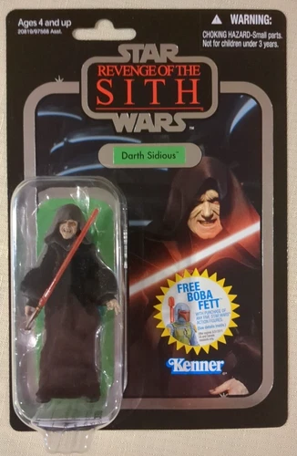 Darth Sidious VC 12 Star Wars The Vintage Collection FOIL "REVENGE" CARD