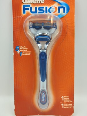 GILLETTE Fusion 5 Blade Shaving Surface + 1 Precision Trimmer Men's face Razor