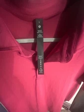 New Lululemon Evolution Polo Short Sleeve Size L Magenta Purple MGPR 57990