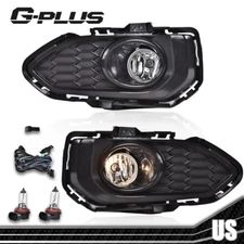 Fit For 2018 2019 2020 Honda Fit Front Bumper Fog Light Lamps Assy W/ Cover Pair
