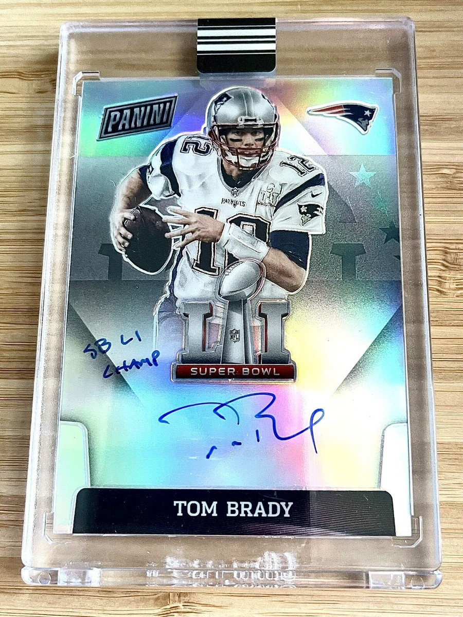 Tom Bradyサイン入り 2021 Panini Eminence Football Tom Brady AUTO Super Bowl LI /10