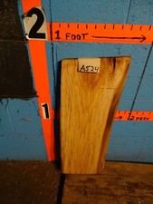 A524 live edge hickory slab shelf table bench wood lumber rustic crafts