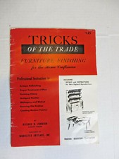 Tricks of the Trade Furniture Finishing Home Craftsman DIY Book Richard Johnson