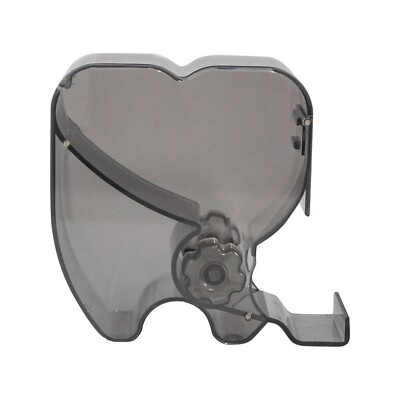 Dental Cotton Roll Dispenser Molar Shaped See-through Black Transparent