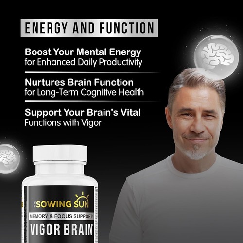 VIGOR BRAIN PREMIUM NOOTROPIC SUPPLEMENT – CONCENTRATION, BRAIN & MEMORY SUPPORT