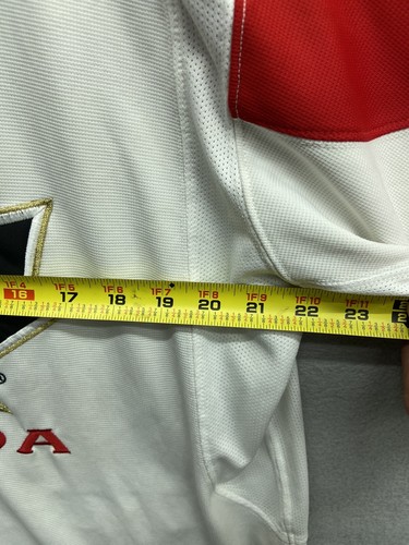 Y2K Nike Team Canada IIHF White Hockey Jersey Men's Size Medium M - Picture 7 of 13