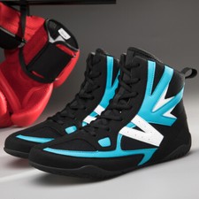 Professional Wrestling Sneakers Men Boxing Sport Shoes Fighting High Top Boots