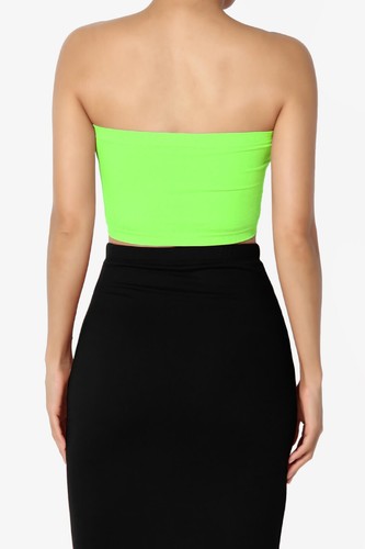TheMogan Seamless Bandeau Bra Top Strapless Nylon/Spandex Stretch Bralette - Picture 76 of 119