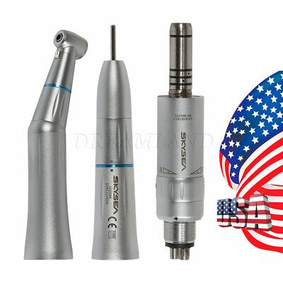 EI Dental Slow Speed Push Button Handpiece Inner Water Spray 4 Hole Fit NSK OEM