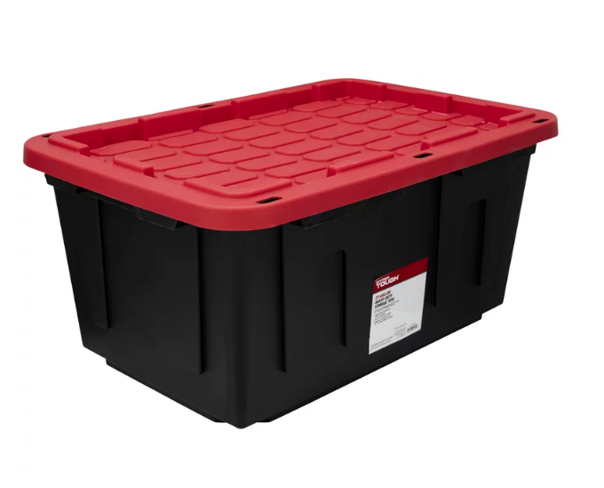 Plastic Storage Sterilite 50 Gallon Tote Red Fleet Farm Totes 50 Gal