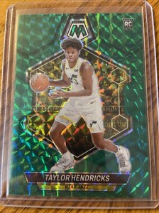 2023-24 Panini Mosaic Basketball #221 Green Mosaic Taylor Hendricks Utah Jazz RC