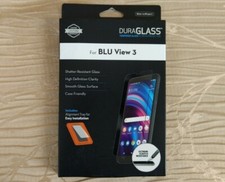 BLU View 3 Dura Glass Tempered Glass Screen Protector with Installation Caddy