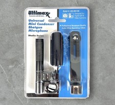 Ultimaxx Universal Mini Condenser Shotgun Microphone Studio Series UM-MIC100