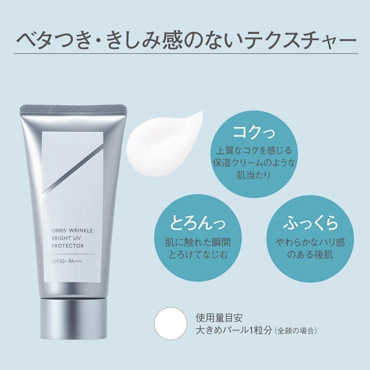 ちかぴ‼️ORBIS WRINKLE BRIGHT UV PROTECTOR ORBIS Wrinkle Bright UV Protector Sunscreen SPF50+ PA++++