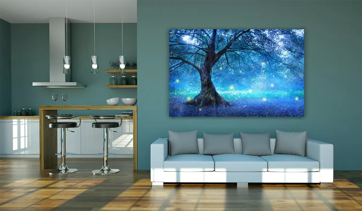 Fairy Tree In Mystic Forest Wall Mural Wallpaper