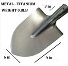 Titanium Shovel Size M Without handle For Hunters Garden Tool  Tourists 350 gram