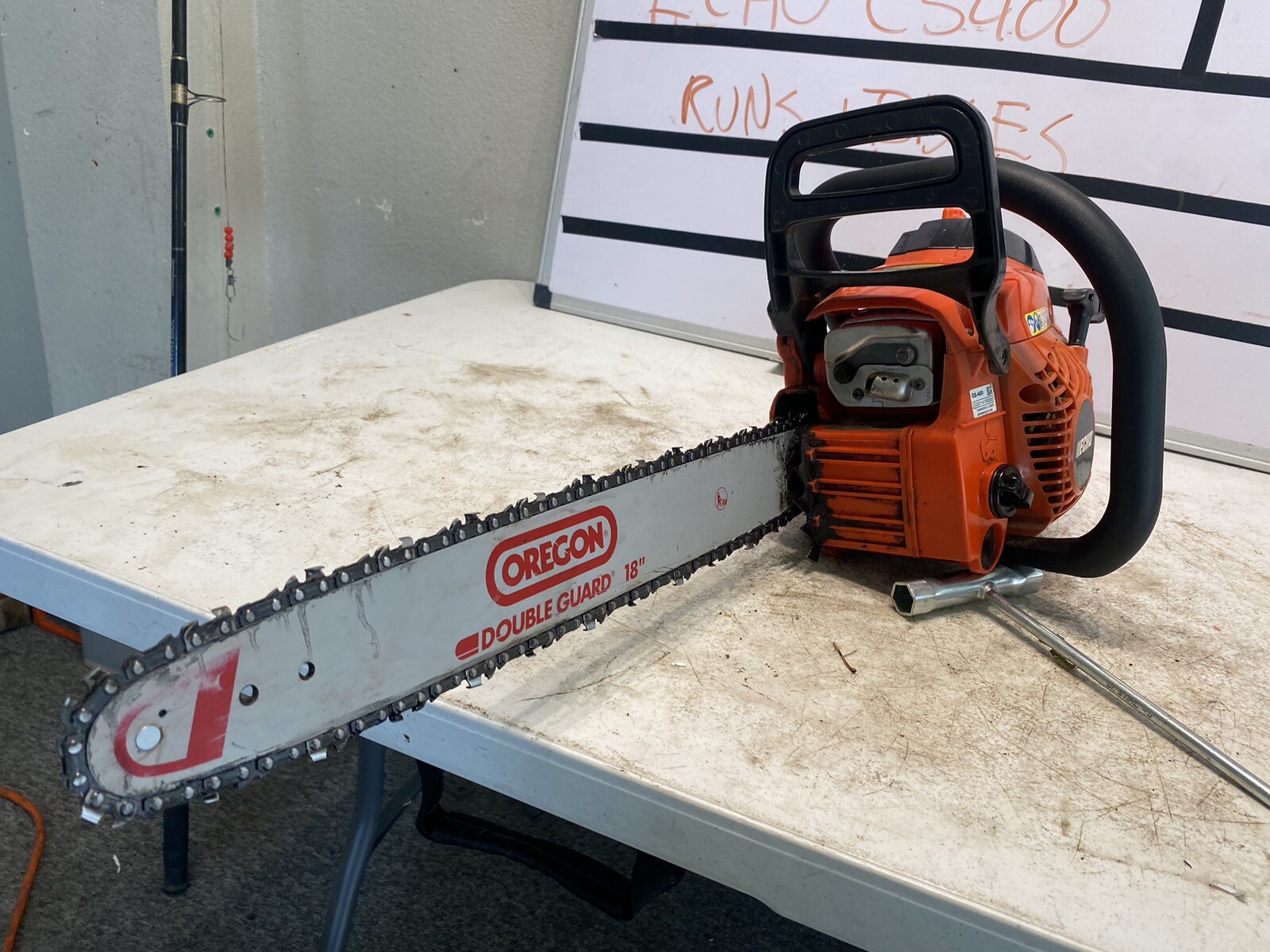 ECHO CS400 Chainsaw 18 inch Bar In Great Condition 743184008980 eBay