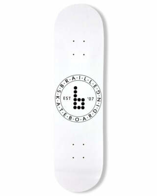 Braille Skateboards Deck - ''Classic B Circle'' Deck in 7.75; 8.00; 8.25; 8.50''