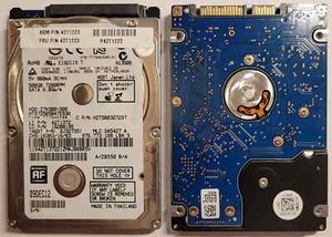 HGST Travelstar Z7K500-500, 500GB, Intern, 7200RPM, FRU 42T1223, SATA-III