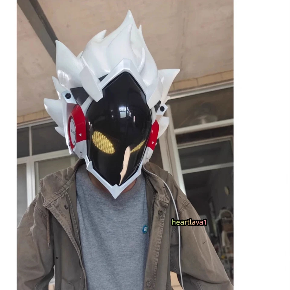 Zenless Zone Zero Billy the Kid 1/1 Wearable Cosplay Helmet Game Light Mask - Image 2 of 4