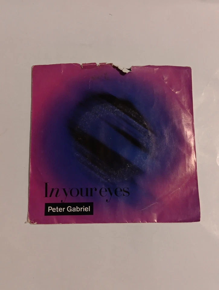45 RPM "IN YOUR EYES/IN YOUR EYES (SPECIAL MIX)" PETER GABRIEL - WITH PICTURE - Image 3 of 4